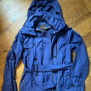 Cole Haan Women’s Water Resistant Short Trench Coat.